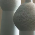 Složení 2 dekorativních váz v dekorované keramice - Lampedusa Viadurini