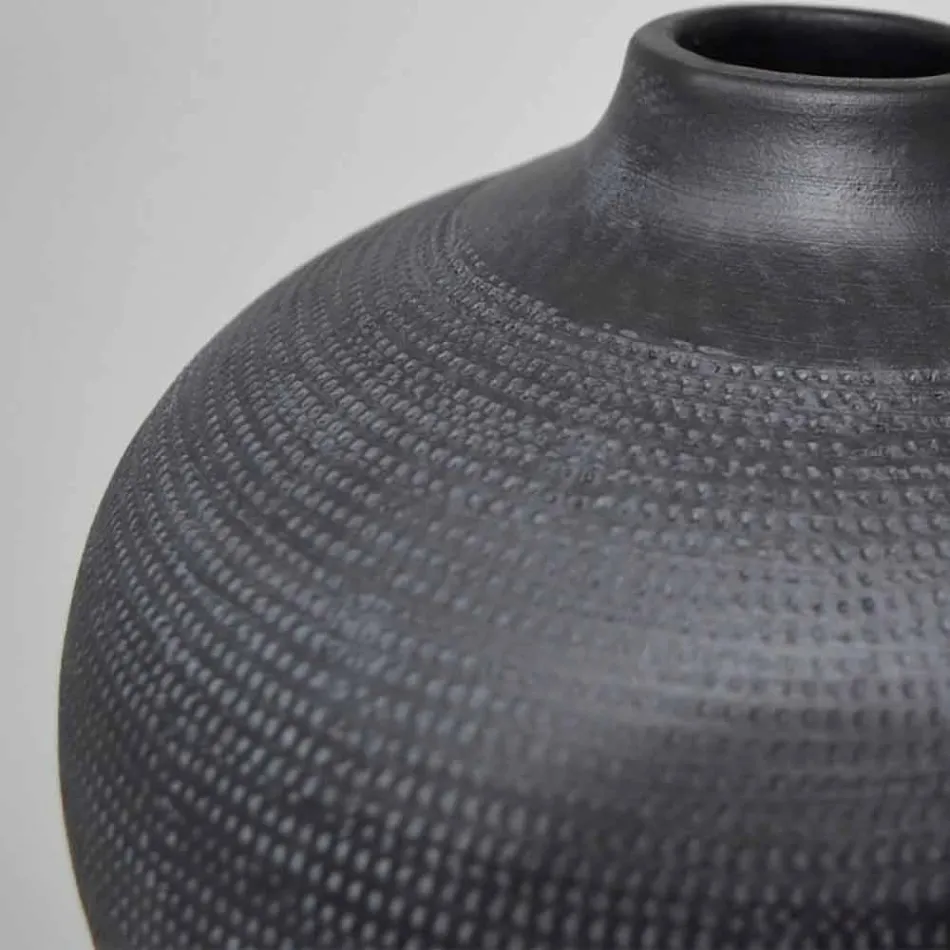 Složení 2 dekorativních váz v dekorované keramice - Lampedusa Viadurini