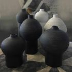 Složení 2 dekorativních váz v dekorované keramice - Lampedusa Viadurini
