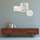 Složení 3 panelů se stylizací ženy Made in Italy - Kaori Viadurini