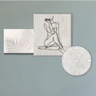 Složení 3 panelů se stylizací ženy Made in Italy - Kaori Viadurini