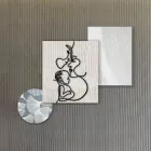 Složení 3 panelů se stylizací lásky Made in Italy - Keina Viadurini