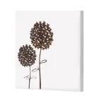 Složení 4 panelů s hortenzií, Allium a Thypha Made in Italy - Výpočet Viadurini