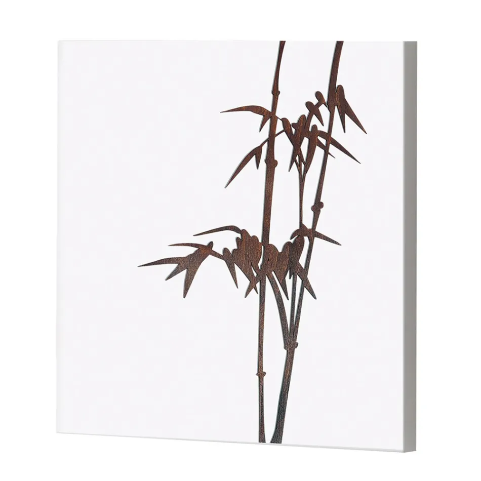 Složení 4 panelů s hortenzií, Allium a Thypha Made in Italy - Výpočet Viadurini