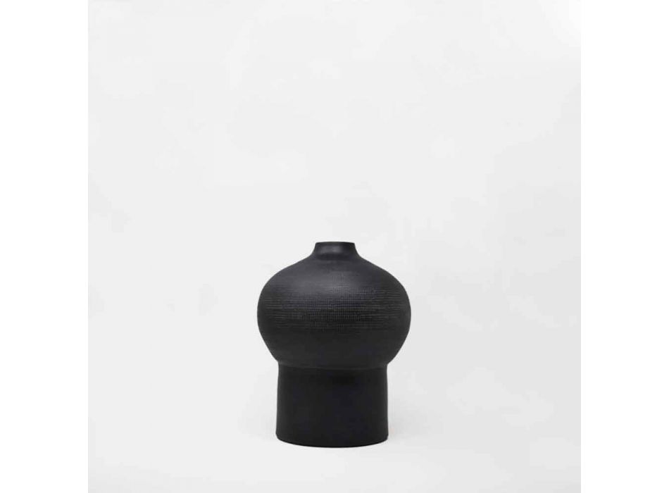 Složení 4 dekorativních váz v černé a bílé keramice - Calicanto Viadurini