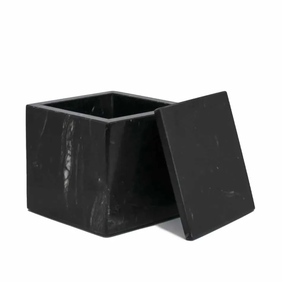 Složení mramorové koupelnové doplňky vyrobené v Itálii, 4 kusy - Deano Viadurini