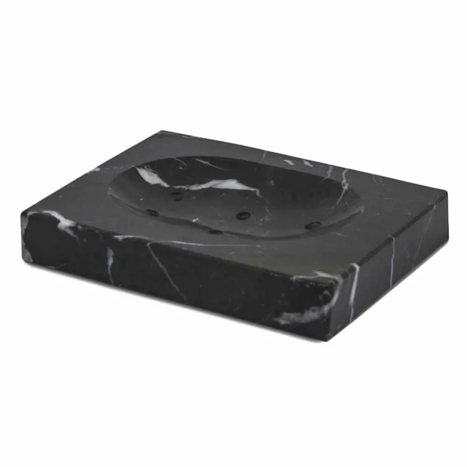 Složení mramorové koupelnové doplňky vyrobené v Itálii, 4 kusy - Deano Viadurini