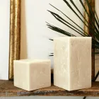 Složení čtvercových voskových svíček Made in Italy, 3 kusy - Mondelle Viadurini