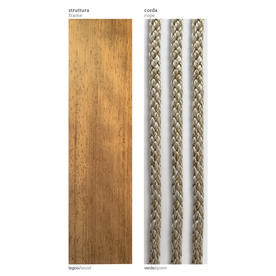 Složení zahradní pohovky Made in Italy - Rubik Viadurini