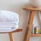 Složení koupelnového nábytku v masivu Teak moderního designu - Azina Viadurini