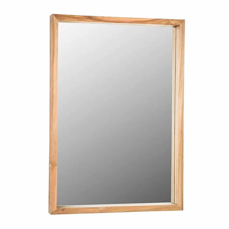 Složení koupelnového nábytku v masivu Teak moderního designu - Azina Viadurini