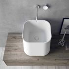 Složení moderního koupelnového nábytku, pozastavený design vyrobený v Itálii - Callisi6 Viadurini