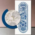 Kompozice dřevěných obrazů s abstraktním potiskem Made in Italy - Brazil Viadurini