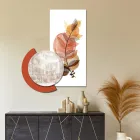 Kompozice dřevěných obrazů s potisky měst a větví Made in Italy - Chile Viadurini