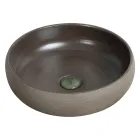 Složení koupelnové skříňky v zelené podlaze a smaltované doplňky - Maryse Viadurini