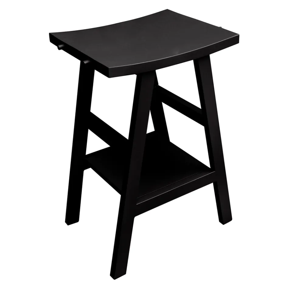 Složení černé koupelnové skříňky kompletní se zrcadlem a doplňky - Maryse Viadurini