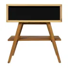 Černé složení koupelnové skříňky s přiloženým příslušenstvím - Carolie Viadurini