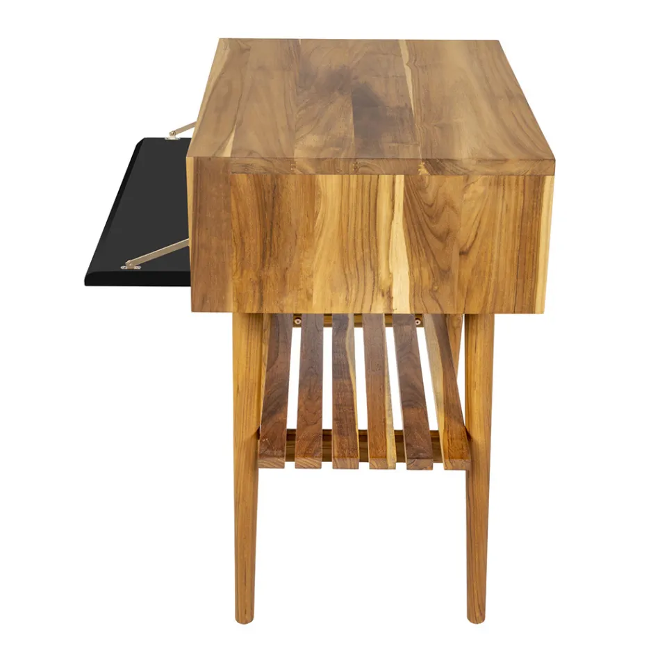 Černé složení koupelnové skříňky s přiloženým příslušenstvím - Carolie Viadurini