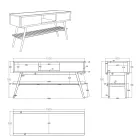 Přízemní složení koupelnového nábytku včetně příslušenství a umyvadla - Georges Viadurini