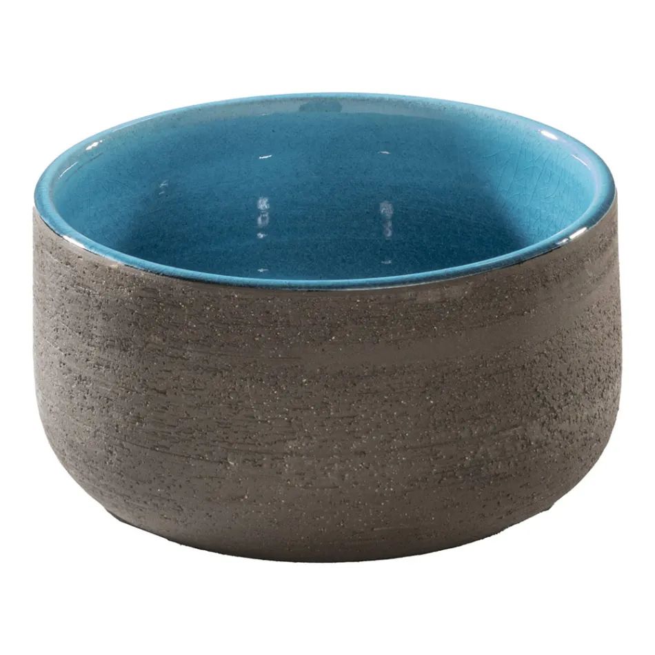 Modrá kompozice koupelnového nábytku s moderním designem - Patryk Viadurini