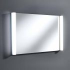 Bílý moderní design pozastavený koupelnový nábytek složení se zrcadlem - Desideria Viadurini