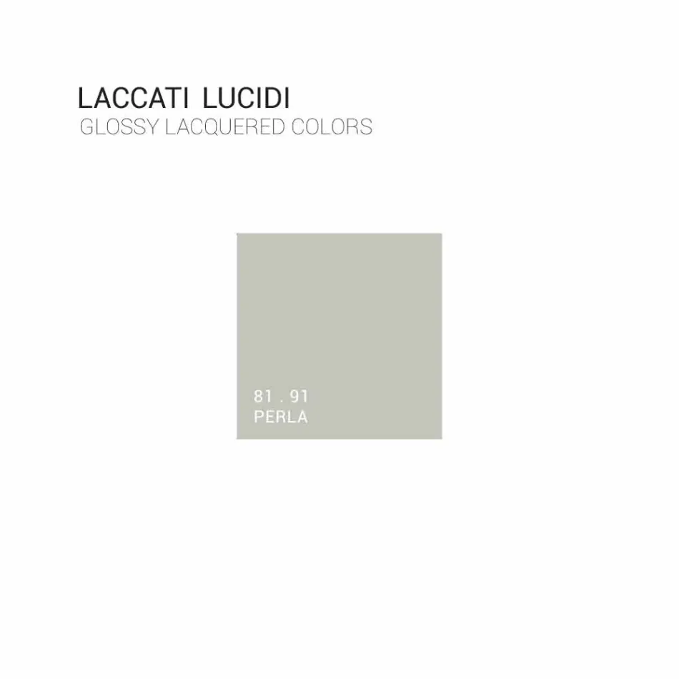 Šťastná moderní lakovaná dřevěná nábytkářská kompozice Viadurini