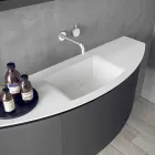 Složení zavěšeného koupelnového nábytku s moderním designem - Callisi3 Viadurini