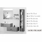 Dřevěný nábytek složený v Itálii forlì závěsné koupelně Viadurini