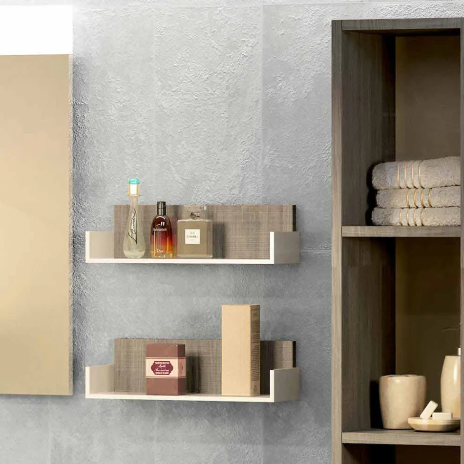 Dřevěný nábytek složený v Itálii forlì závěsné koupelně Viadurini