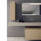 Složení moderního a zavěšeného koupelnového nábytku, design v Itálii - Callisi1 Viadurini