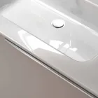 Složení závěsného dřevěného designového koupelnového nábytku z Itálie Genova Viadurini