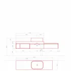 Moderní a pozastavená kompozice designového koupelnového nábytku - Callisi2 Viadurini