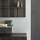 Složení pro závěsnou koupelnu a moderní design vyrobený v Itálii - Farart9 Viadurini