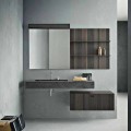 Složení pro závěsnou koupelnu a moderní design vyrobený v Itálii - Farart9