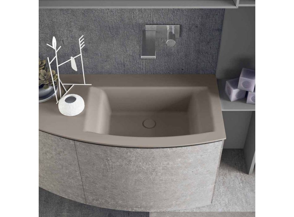 Složení koupelny, zavěšení moderního italského designu - Callisi10 Viadurini