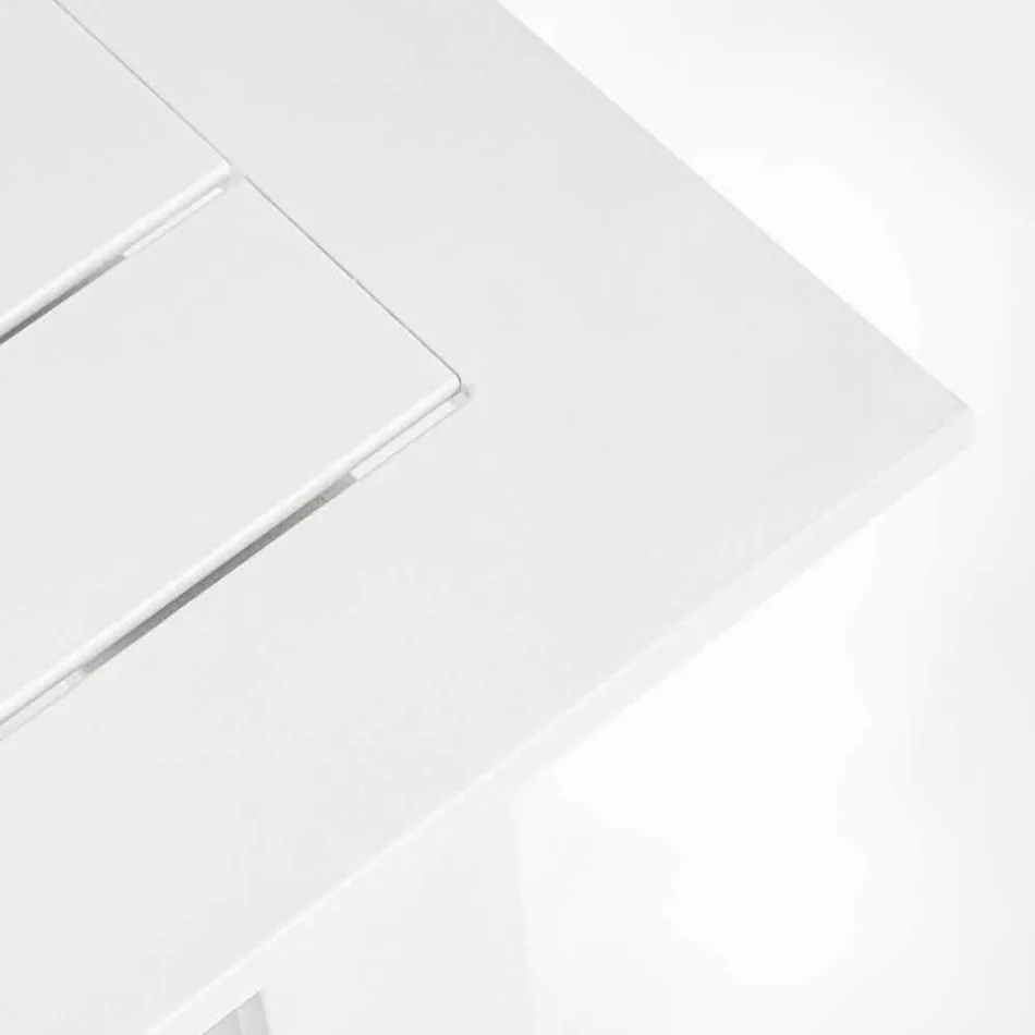 Složení venkovního obývacího pokoje z hliníku s látkovými polštáři - Yoshi Viadurini