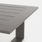 Složení venkovního obývacího pokoje z hliníku s látkovými polštáři - Yoshi Viadurini