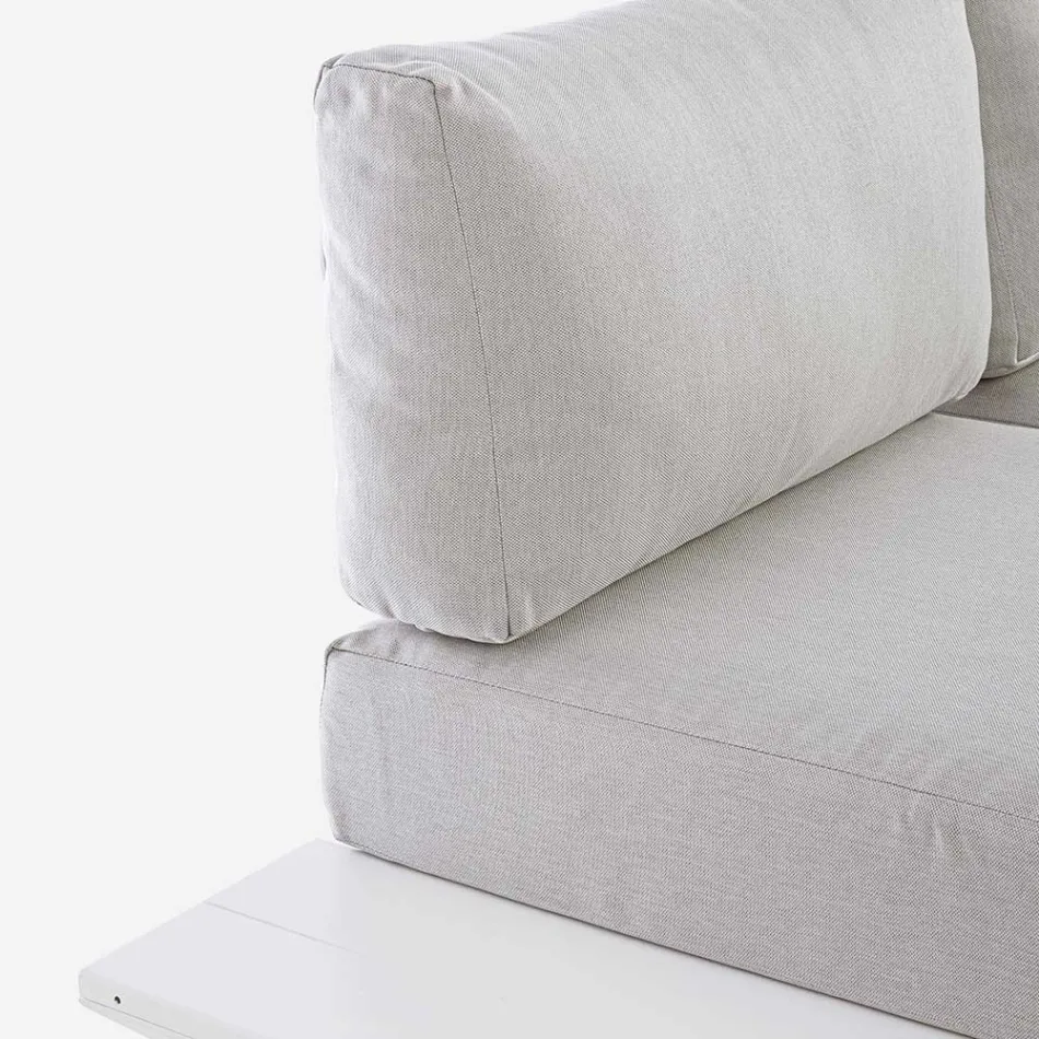 Složení venkovního obývacího pokoje z hliníku a tkaniny, Homemotion - Francine Viadurini