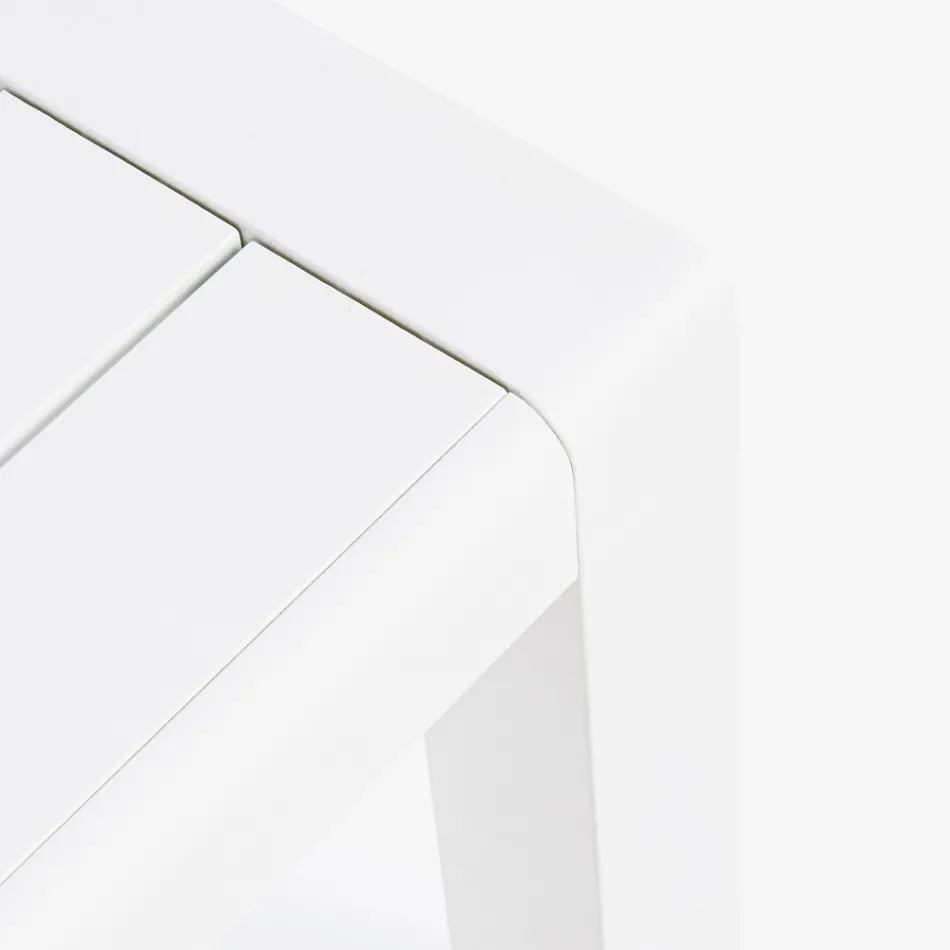 Složení venkovního obývacího pokoje z hliníku a tkaniny, Homemotion - Francine Viadurini