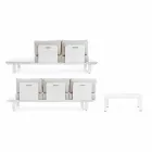 Složení venkovního obývacího pokoje z hliníku a látky Homemotion - Francine Viadurini