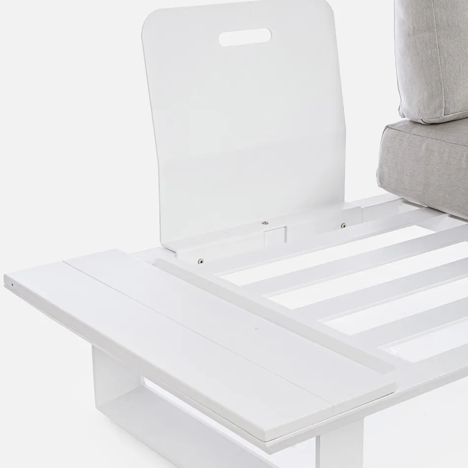 Složení venkovního obývacího pokoje z hliníku a tkaniny, Homemotion - Francine Viadurini