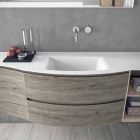 Pozastavená designová kompozice, moderní designový koupelnový nábytek - Callisi5 Viadurini