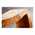 Pozastavená kompozice koupelnového nábytku z moderního teakového dřeva - Kristi Viadurini