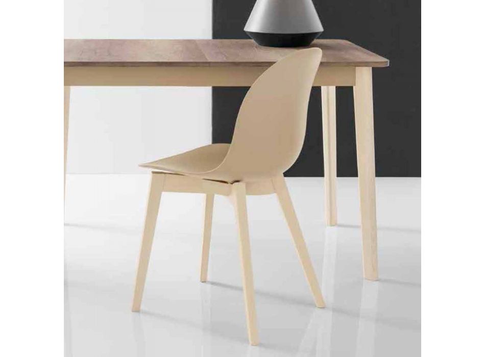 Connubia Calligaris Academy základní konstrukce židle ze dřeva, 2 ks Viadurini
