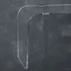 Závěsná nástěnná konzola z průhledného akrylového křišťálu - Cesarea Viadurini