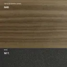 Rozšiřitelná konzola 150 cm z kovu a melaminu Made in Italy - Klapka Viadurini