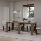 Rozšiřitelná konzole na 181 cm z melaminové esence Made in Italy - Castello Viadurini