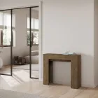 Rozšiřitelná konzole na 181 cm v Melaminových panelech Made in Italy - Drago Viadurini