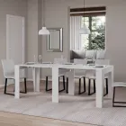 Výsuvná konzole na 211 cm v melaminu v podstatě Made in Italy - Incantesimo Viadurini