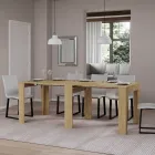 Výsuvná konzole na 211 cm v melaminu v podstatě Made in Italy - Incantesimo Viadurini